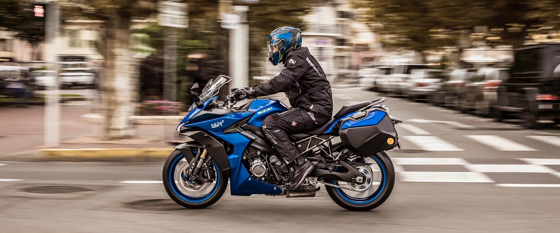 suzuki GSX-S1000GT bike on road