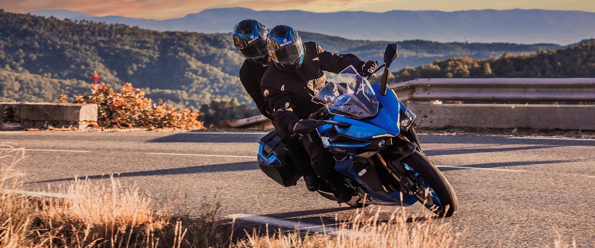 suzuki GSX-S1000GT bike on road